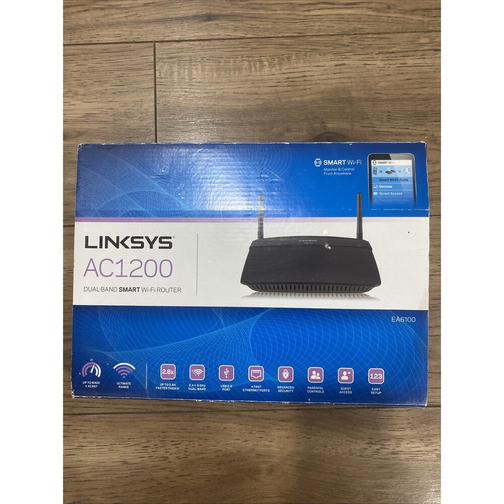 Linksys AC1200 Dual-Band Smart Wi-Fi Router EA6100 Tested